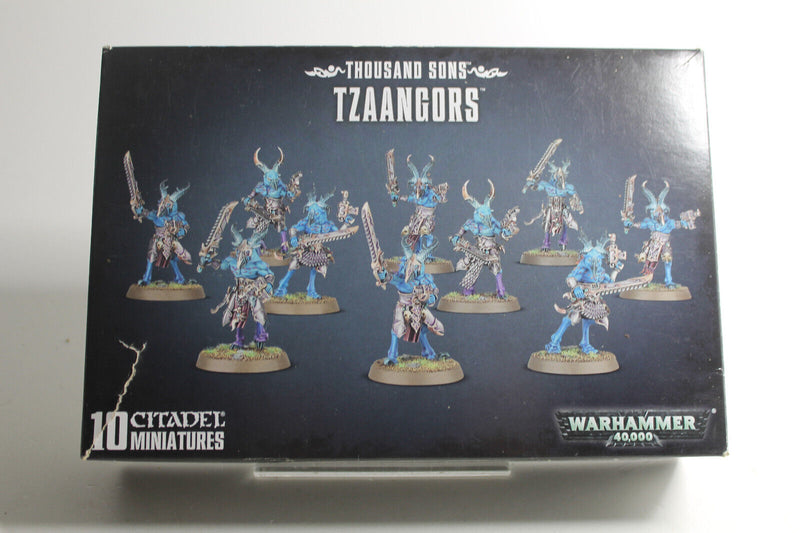 Laden Sie das Bild in Galerie -Viewer, Thousand Sons - 10 Tzaangors - Warhammer 40k - 100 % vollständig
