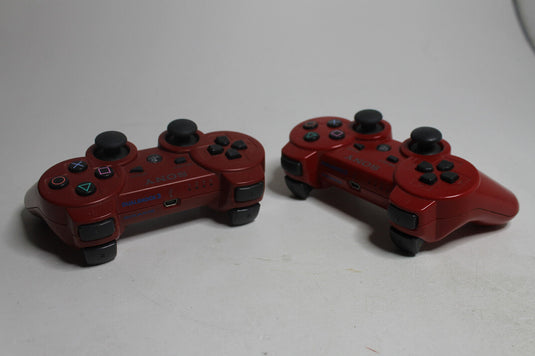Sony PlayStation 3 Super Slim Konsole | PS3 500GB Rot | inkl. 2x Controller GUT