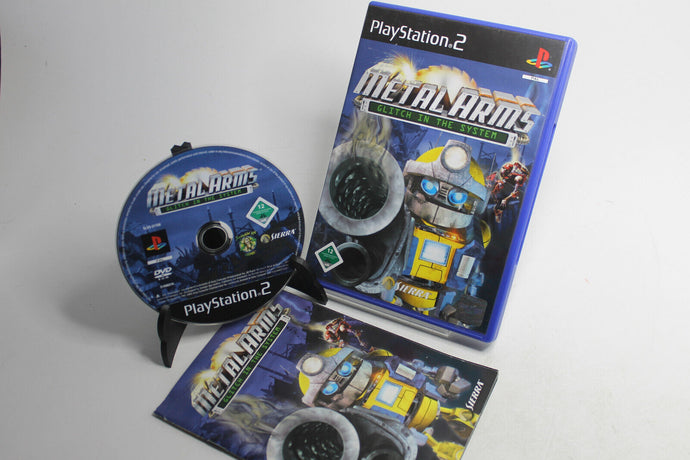 Metal Arms - Glitch In The System (Sony PlayStation 2, 2003, DVD-Box)