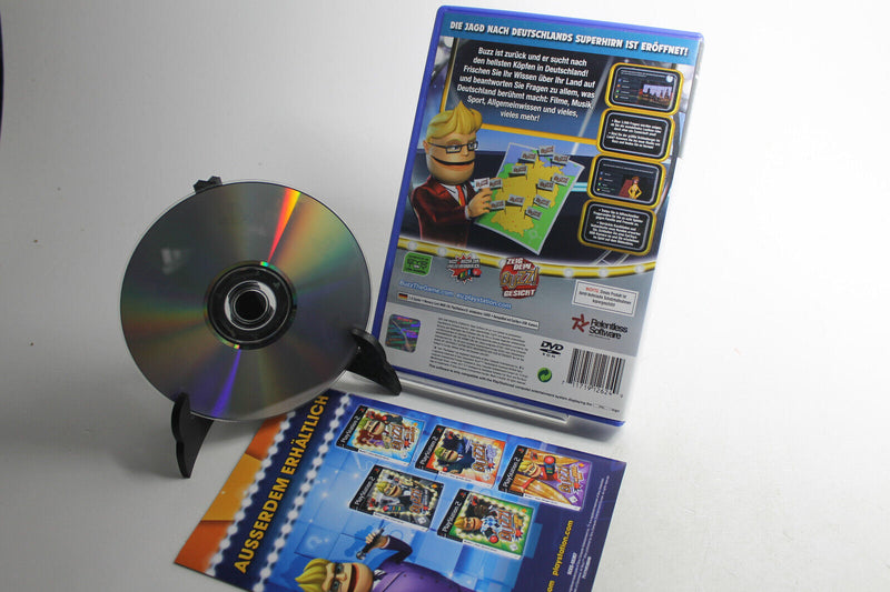 Laden Sie das Bild in Galerie -Viewer, Buzz!-Deutschlands Superquiz (Sony PlayStation 2, 2009)
