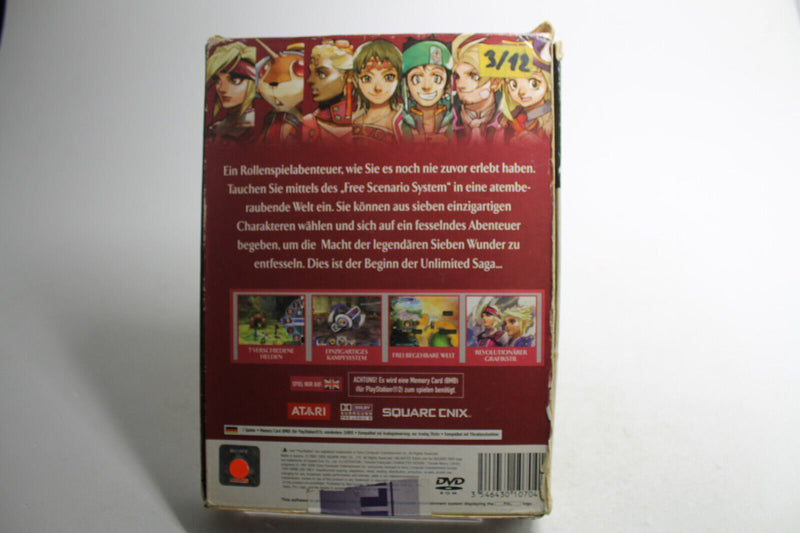 Laden Sie das Bild in Galerie -Viewer, Unlimited Saga PS2 Playstation 2 | gebraucht, komplett Im Schuber
