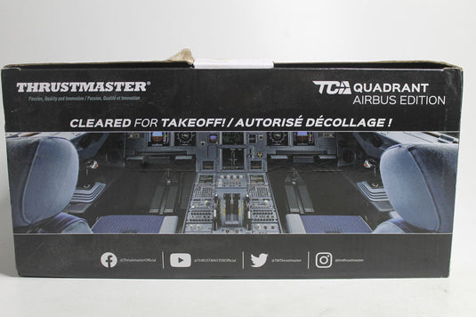 Thrustmaster TCA Quadrant Airbus Edition Schubhebel -  Blau/Schwarz Neuwertig