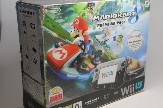 Nintendo Wii U 32GB Konsolenpaket - Schwarz - guter Zustand