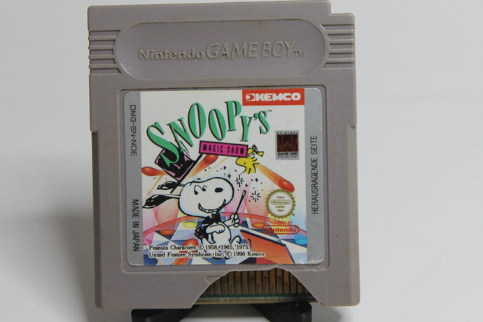 Snoopys Magic Show Nintendo Gameboy Classic Spiel