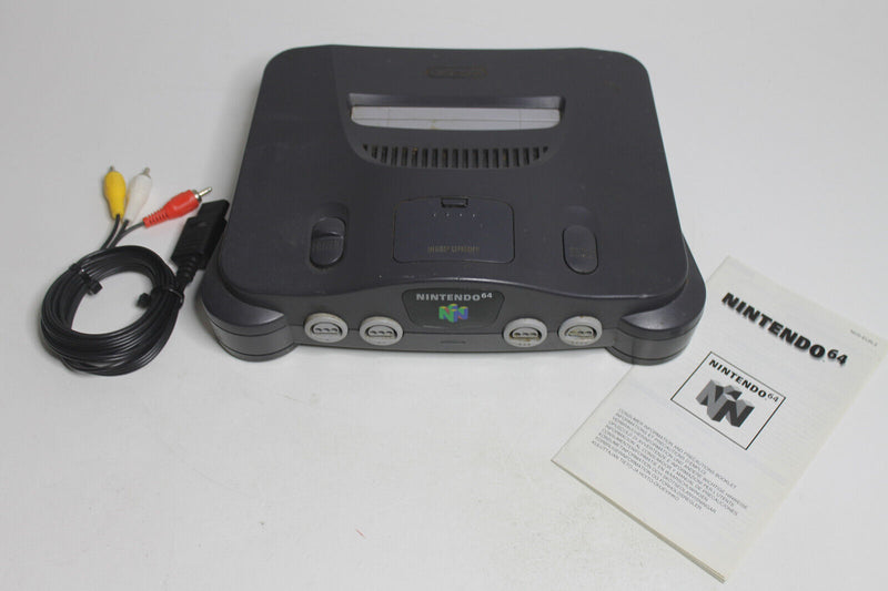 Laden Sie das Bild in Galerie -Viewer, Nintendo 64 Spielekonsole - Schwarz (NUS-001)
