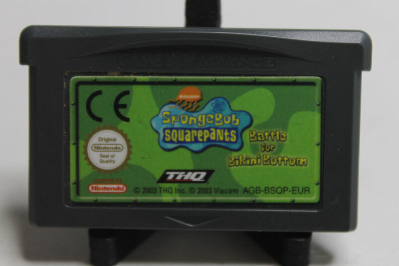 Laden Sie das Bild in Galerie -Viewer, Spongebob Schwammkopf: Schlacht Um Bikini Bottom (Nintendo Game Boy Advance,...
