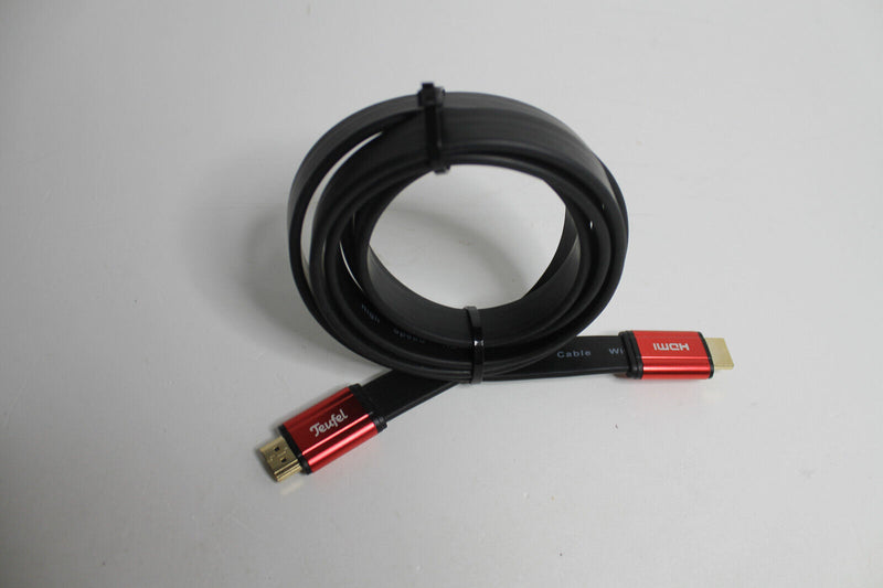 Laden Sie das Bild in Galerie -Viewer, Original Teufel HDMI Kabel 1.4a Highend 3d Flachkabel
