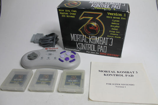 Sega Genesis Mortal Kombat 3 Kontrol Pad Version 1 Controller Joystick OVP
