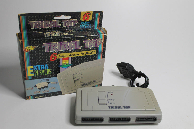 Laden Sie das Bild in Galerie -Viewer, Super Nintendo SNES Multiplayer Adapter bis zu 6 Spieler Tribal Tap Multitab
