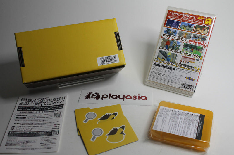 Laden Sie das Bild in Galerie -Viewer, Meisterdetektiv Pikachu kehrt zurück Switch Japan + Pokemon Promo 098/SV-P + Box
